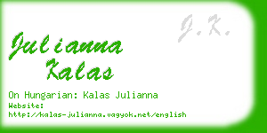 julianna kalas business card